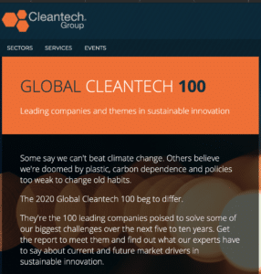 Out of thousands of innovators from across the globe, Vestaron captured a place in the 2020 Global Cleantech 100