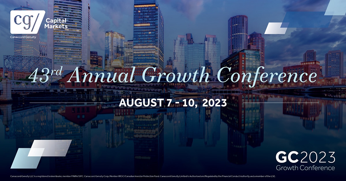 Canaccord Genuity’s 43rd Annual Growth Conference
